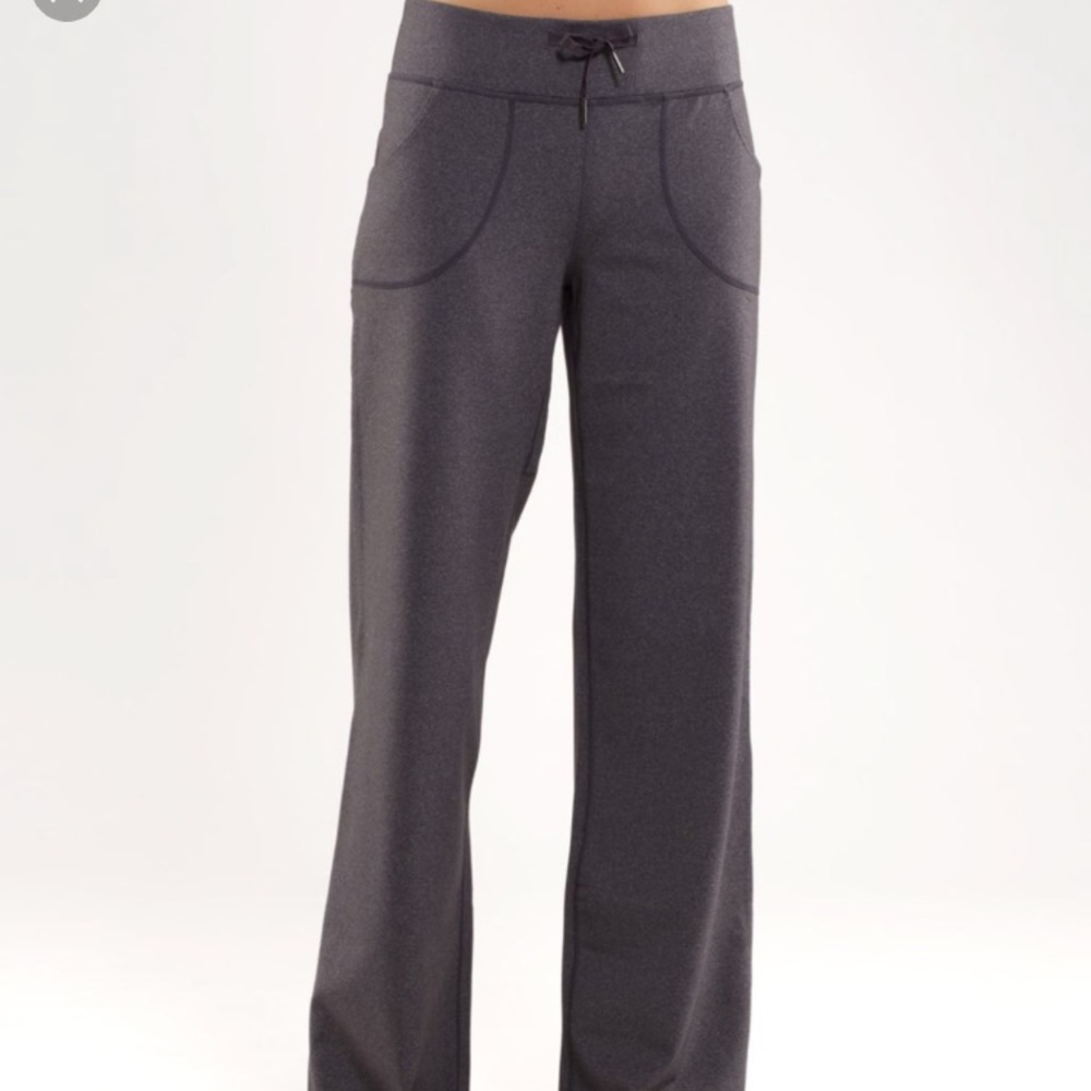 Lululemon heathered coal yoga pants